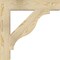 Ekena Millwork Funston Block Rough Sawn Bracket, Douglas Fir, 4"W x 24"D x 24"H BKT04X24X24FST05RDF - alternate 4